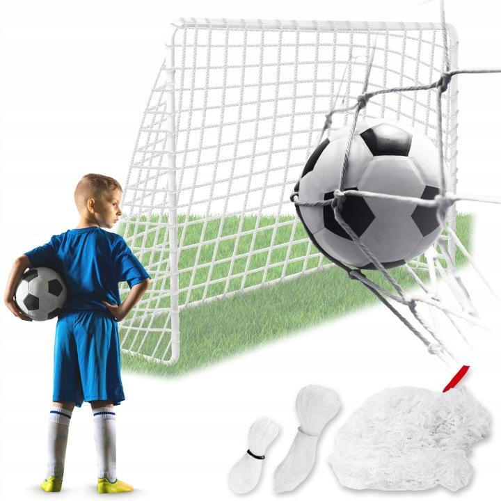 Futballkapu háló 300 × 200 × 90 cm J-1482