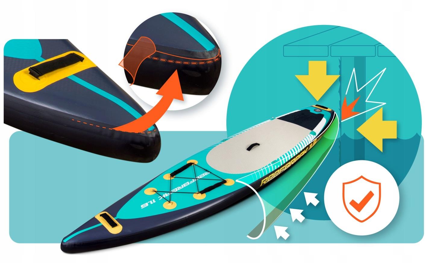 Termékkép 11: Reefbreak SUP deszka 350 x 81 x 15 cm Neo-Sport 170313