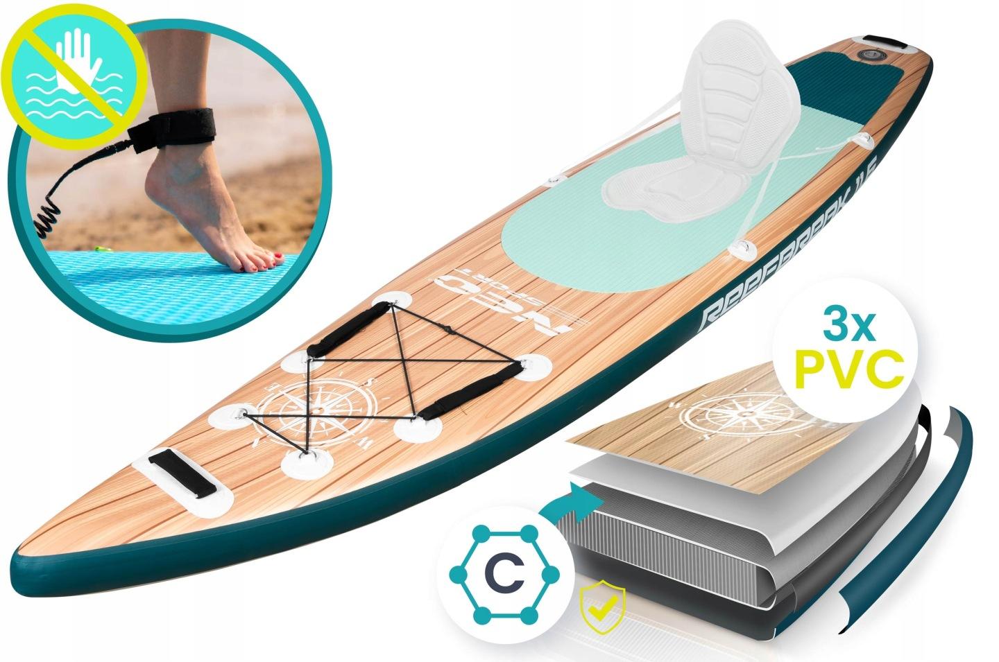 Termékkép 4: Reefbreak SUP deszka 350 x 81 x 15 cm Neo-Sport 170314