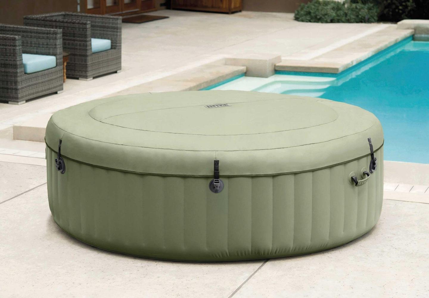 Imagine produs 8: Cadă spa gonflabilă pentru 6 persoane Intex PureSpa 28428NP, 216 × 71 cm, cu hidromasaj J-28428NP