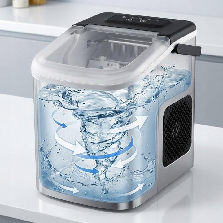 Termékkép 12: Berdsen BD-420 jégkészítő, 1,1 l, 12 kg/24 h, ezüst, J-342000