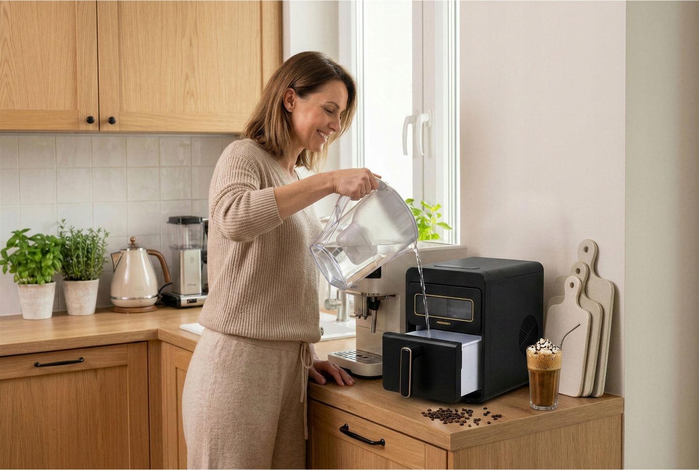 Termékkép 5: Berdsen BD-421 jéggép 1,1 l 12 kg/nap fekete J-342100