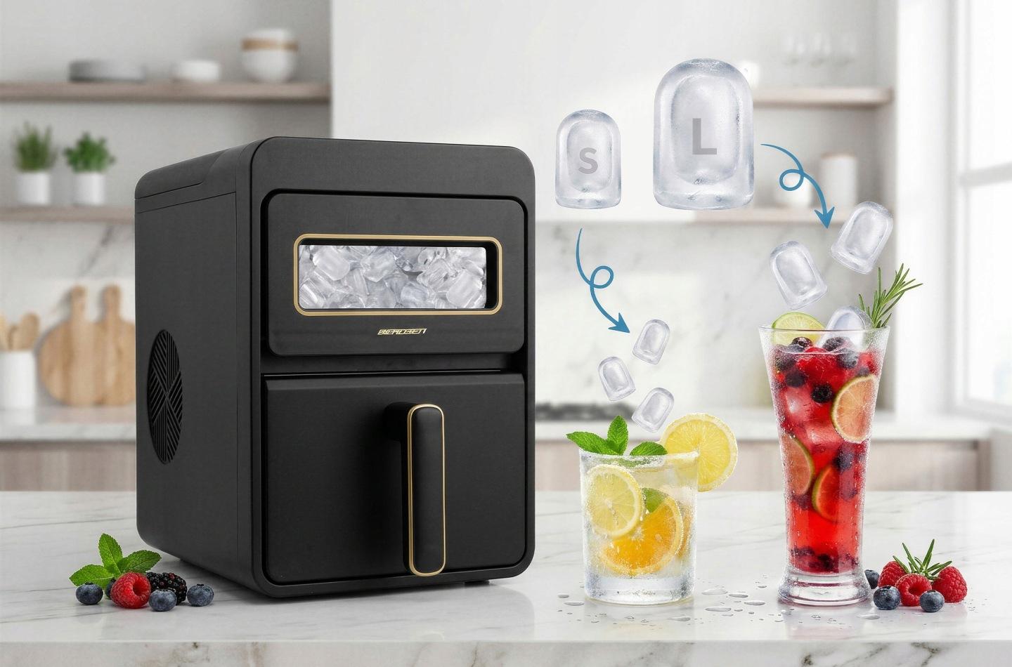 Termékkép 8: Berdsen BD-421 jéggép 1,1 l 12 kg/nap fekete J-342100