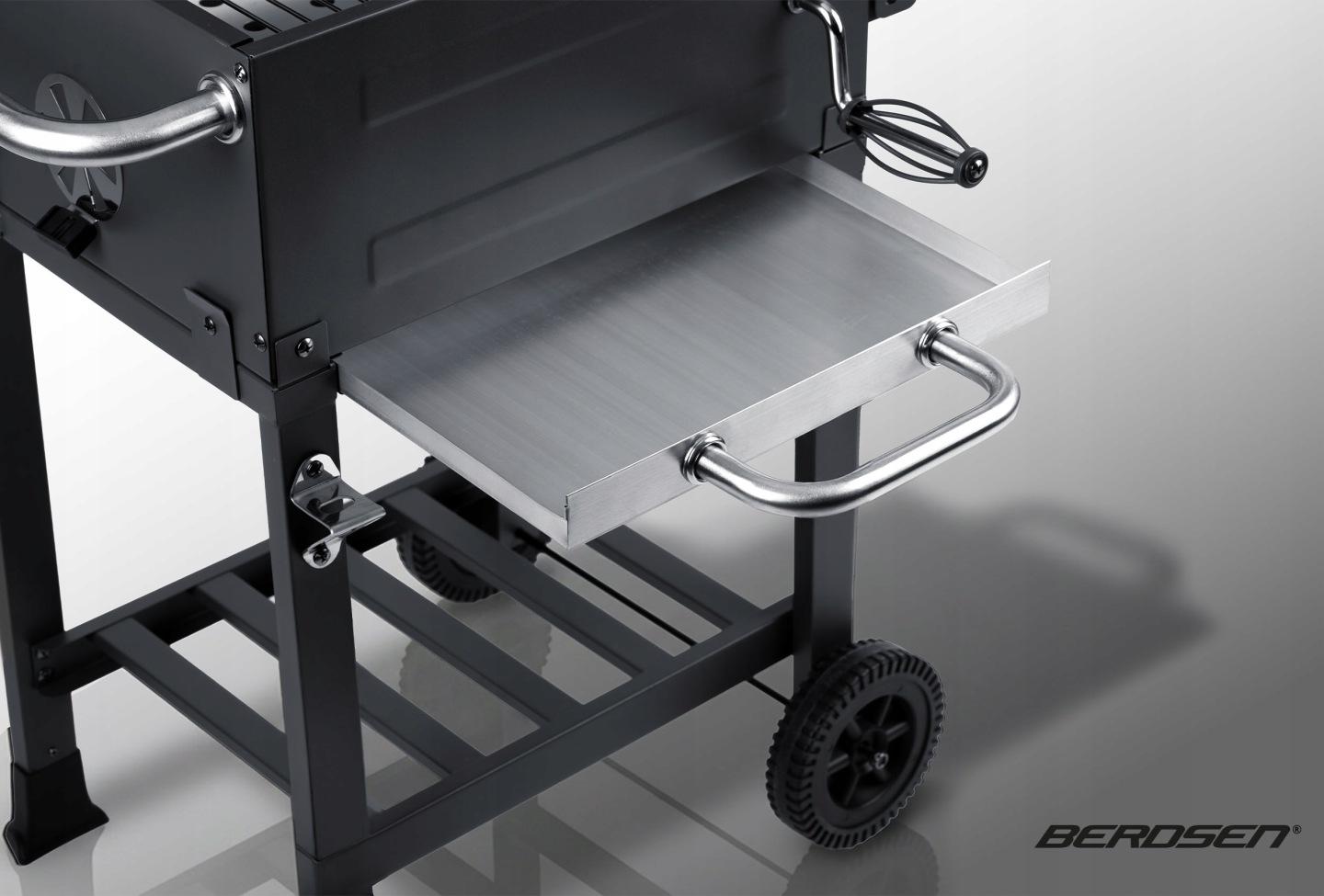 Termékkép 11: Fedeles, hőmérővel ellátott faszenes kerti grill Berdsen BD-894 J-389400