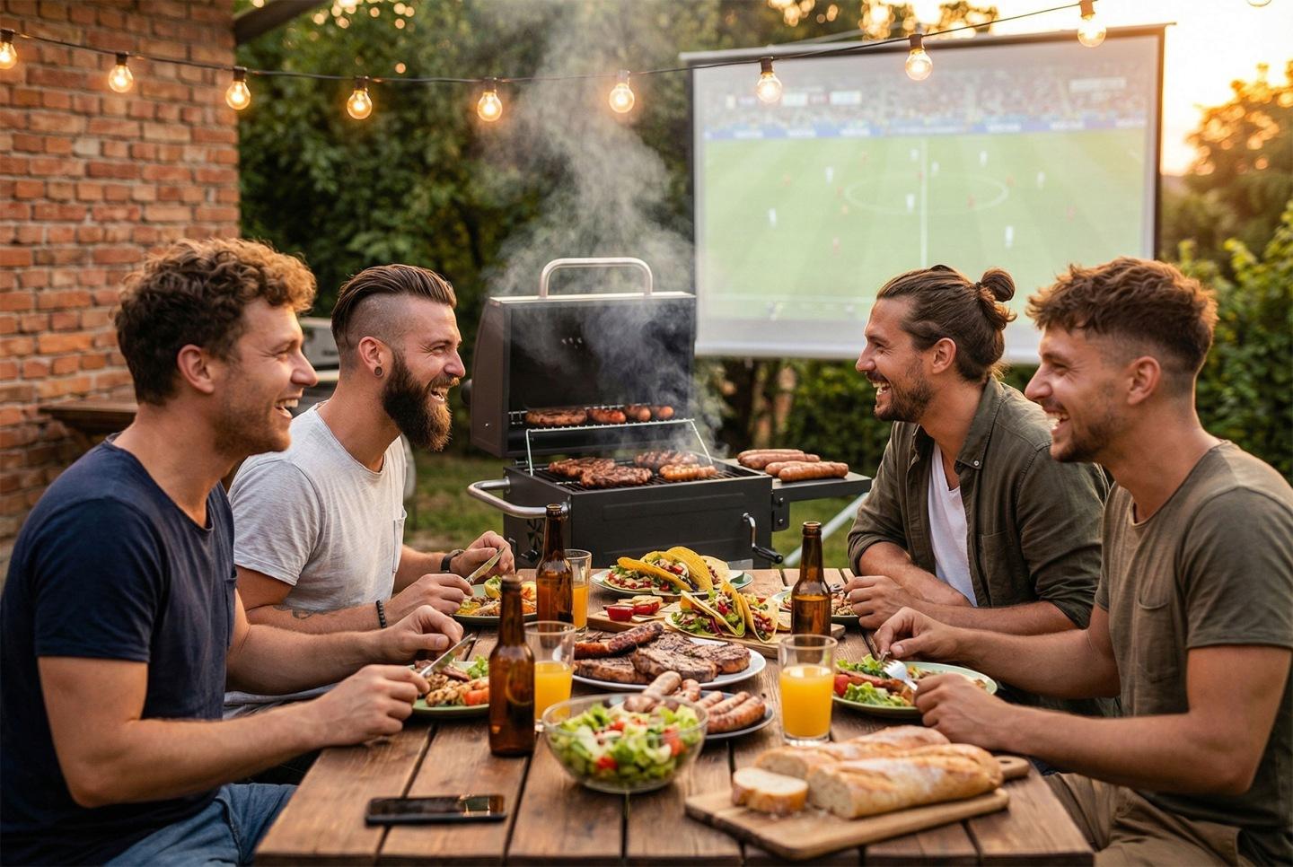 Termékkép 3: Fedeles, hőmérővel ellátott faszenes kerti grill Berdsen BD-894 J-389400