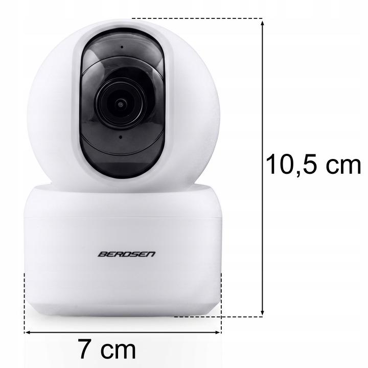 Slika proizvoda 10: Rotirajuća Wi‑Fi IP kamera za unutarnju upotrebu 3 Mpx Berdsen BD-940 J-394000