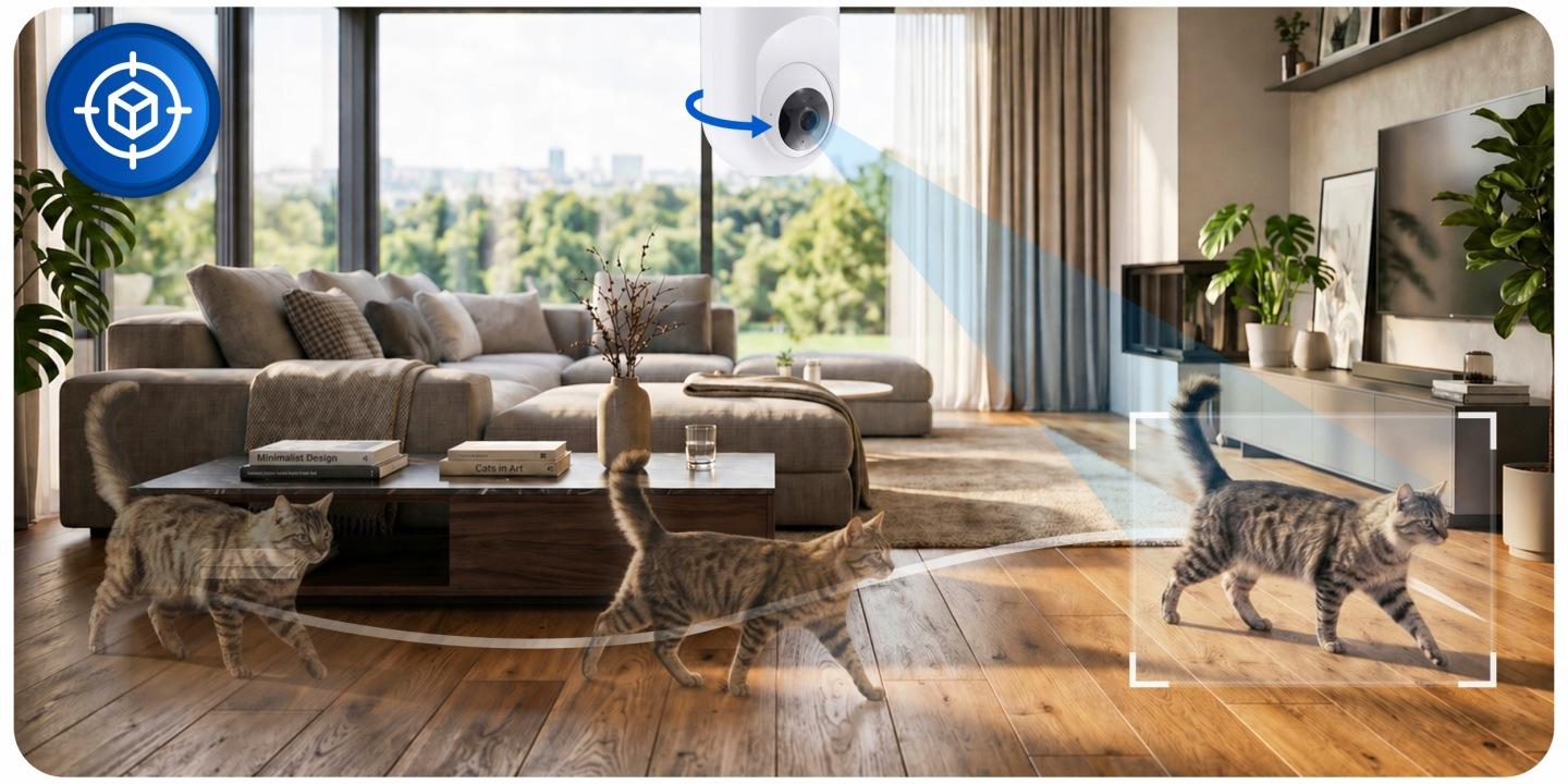 Termékkép 4: Forgatható beltéri Wi-Fi IP kamera 5 Mpx Berdsen BD-941 J-394100