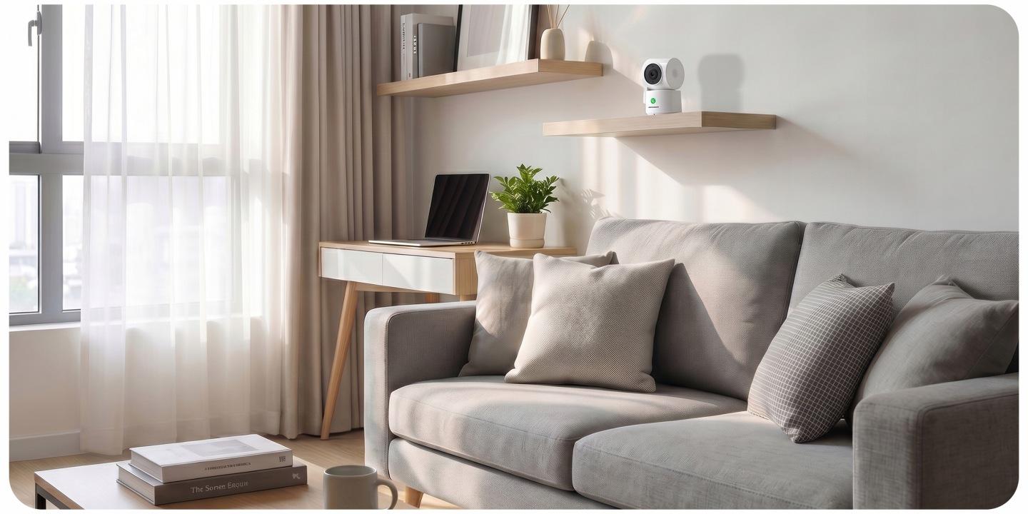 Termékkép 12: Forgatható Wi-Fi IP kamera 3 Mpx beltérre, Berdsen BD-942 J-394200