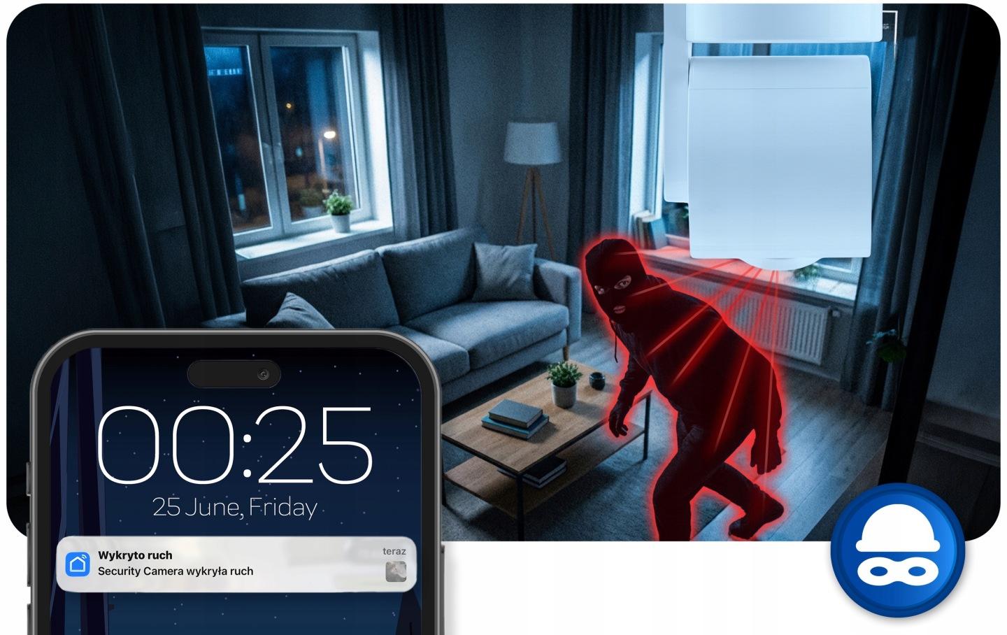 Termékkép 3: Forgatható Wi-Fi IP kamera 3 Mpx beltérre, Berdsen BD-942 J-394200