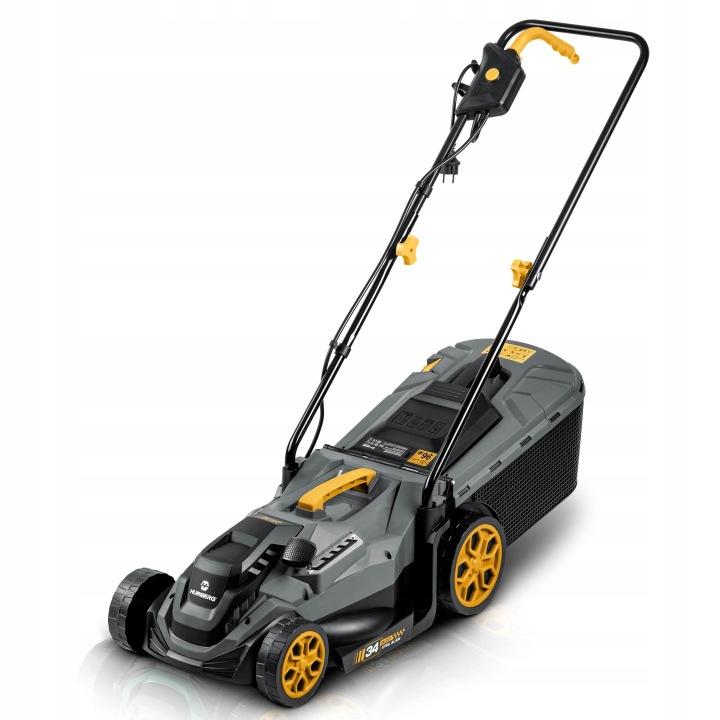 Imagine produs 2: Mașină de tuns gazon electrică Humberg HM-612 1400 W 34 cm cu coș colector de 30 l J-561200