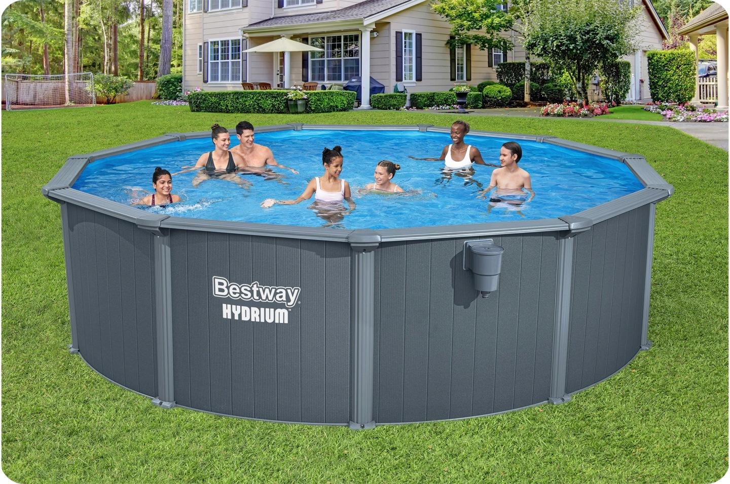 Slika izdelka 2: Celoročni panelni vrtni bazen 488 x 132 cm 13v1 Bestway 561CU
