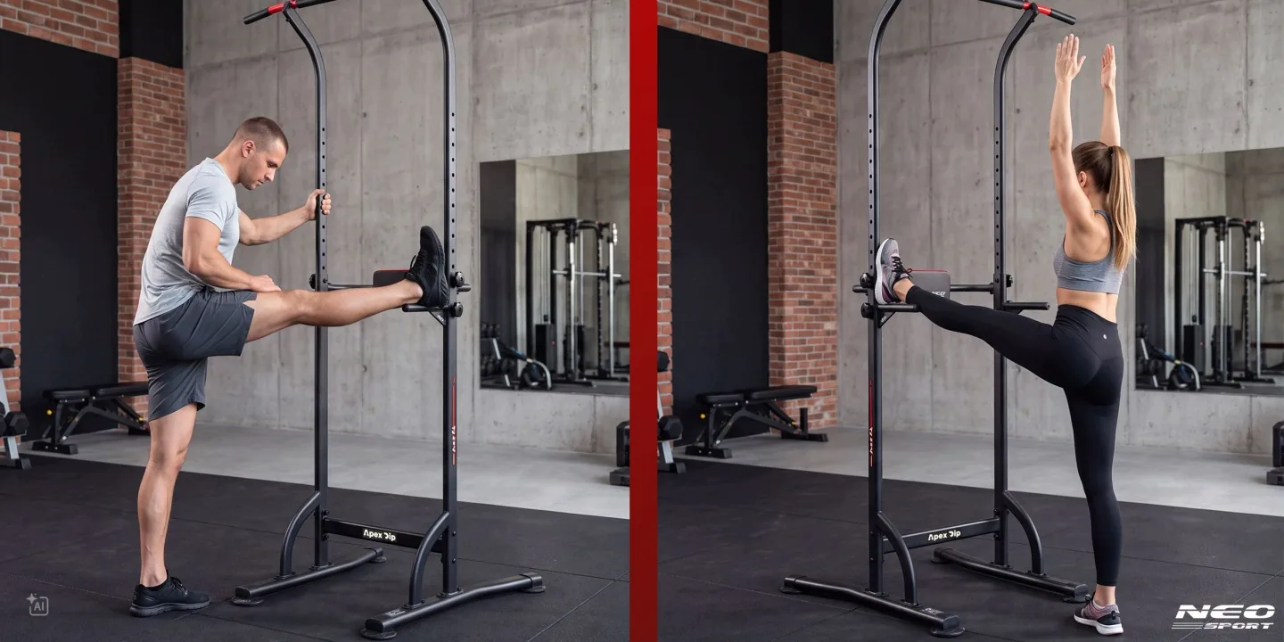 Slika proizvoda 21: Samostojeća šipka za zgibove, stabilna, nosivost 100 kg Neo-Sport 130300