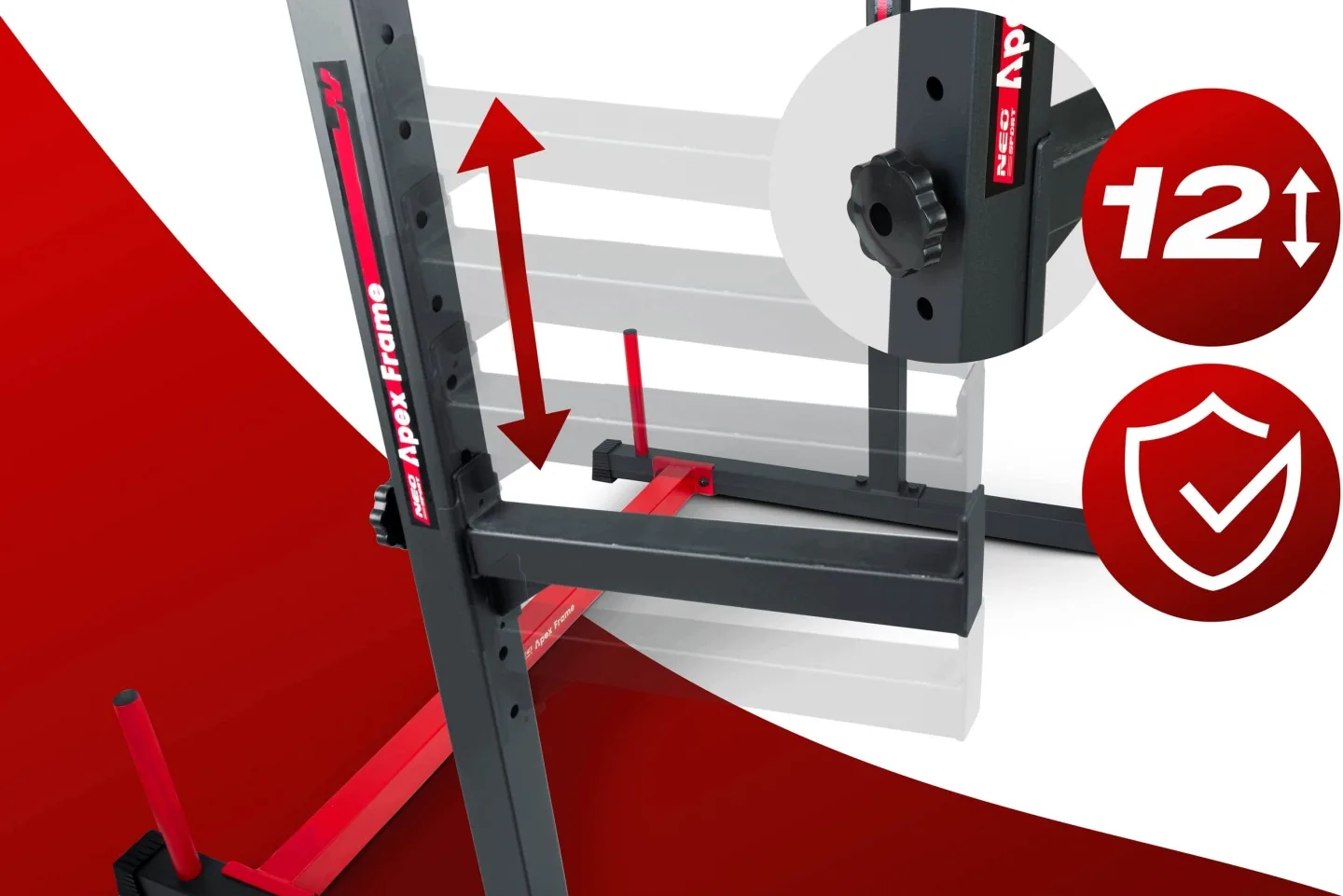 Slika proizvoda 9: Stacionarni stalak za šipku Neo-Sport Apex Frame 130400