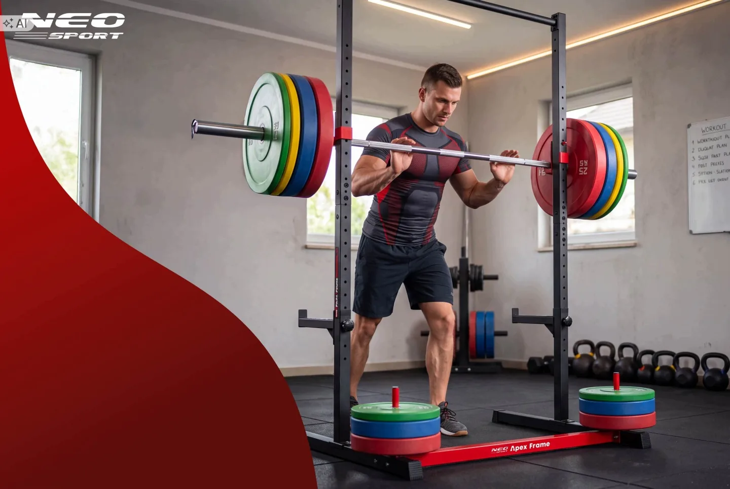 Slika proizvoda 3: Stacionarni stalak za šipku Neo-Sport Apex Frame 130400