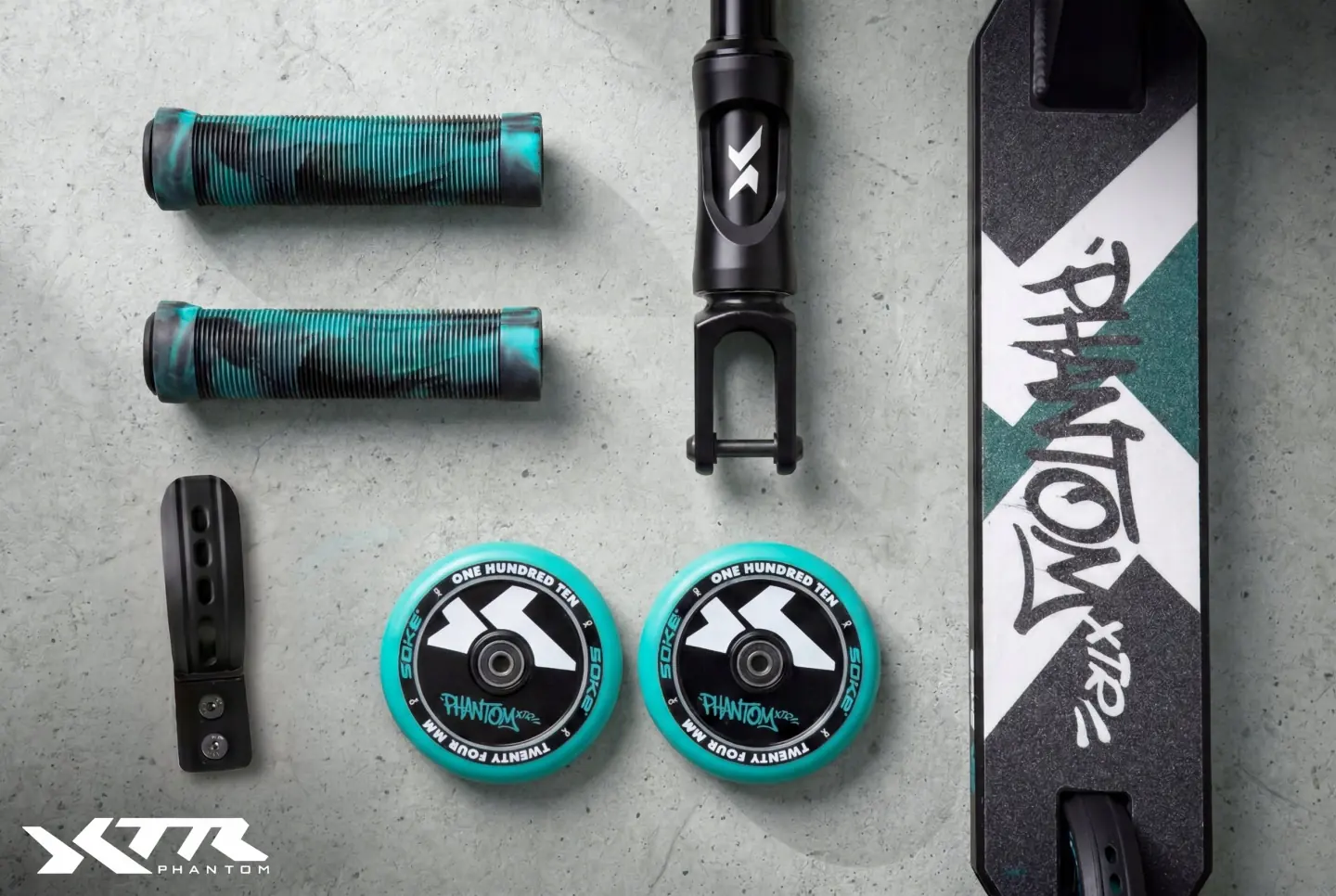 Termékkép 19: SOKE XTR freestyle roller fekete-türkiz
