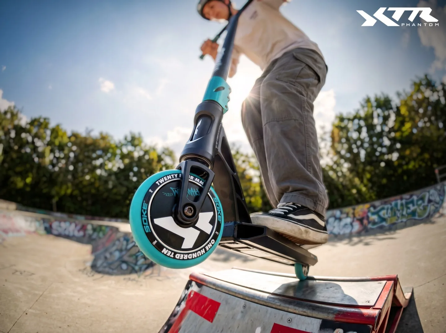 Termékkép 4: SOKE XTR freestyle roller fekete-türkiz
