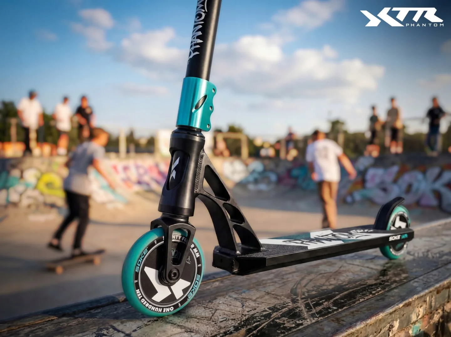 Termékkép 9: SOKE XTR freestyle roller fekete-türkiz