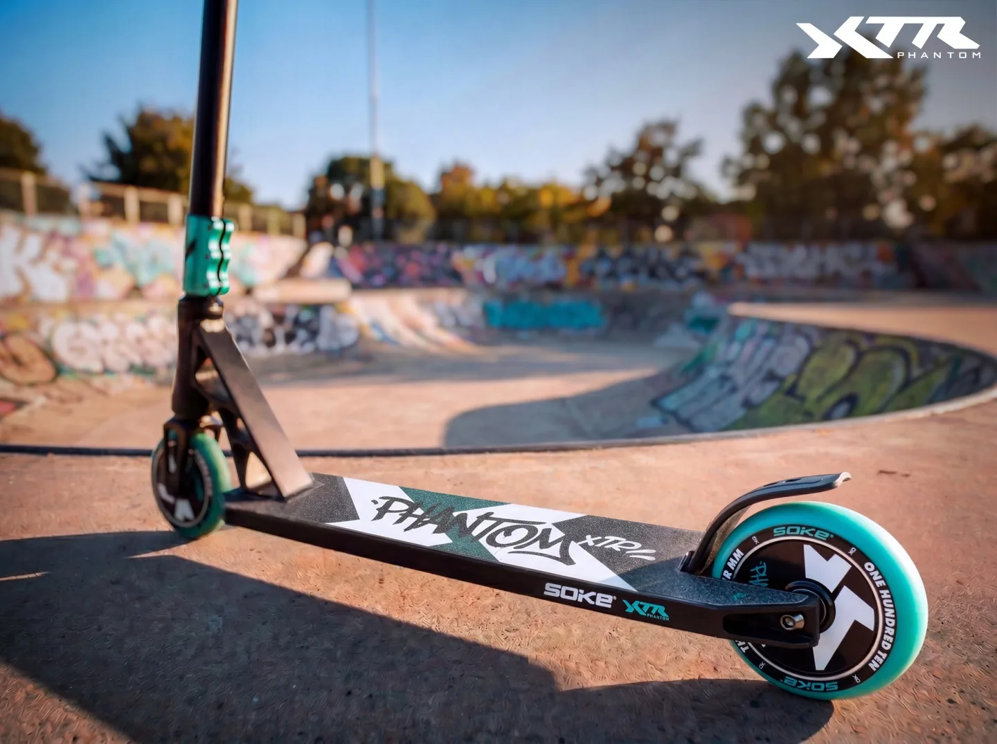 Termékkép 10: SOKE XTR freestyle roller fekete-türkiz