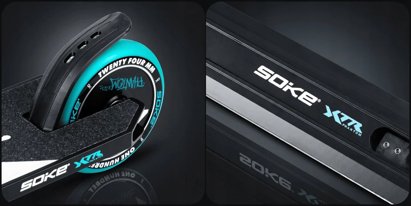 Termékkép 14: SOKE XTR freestyle roller fekete-türkiz