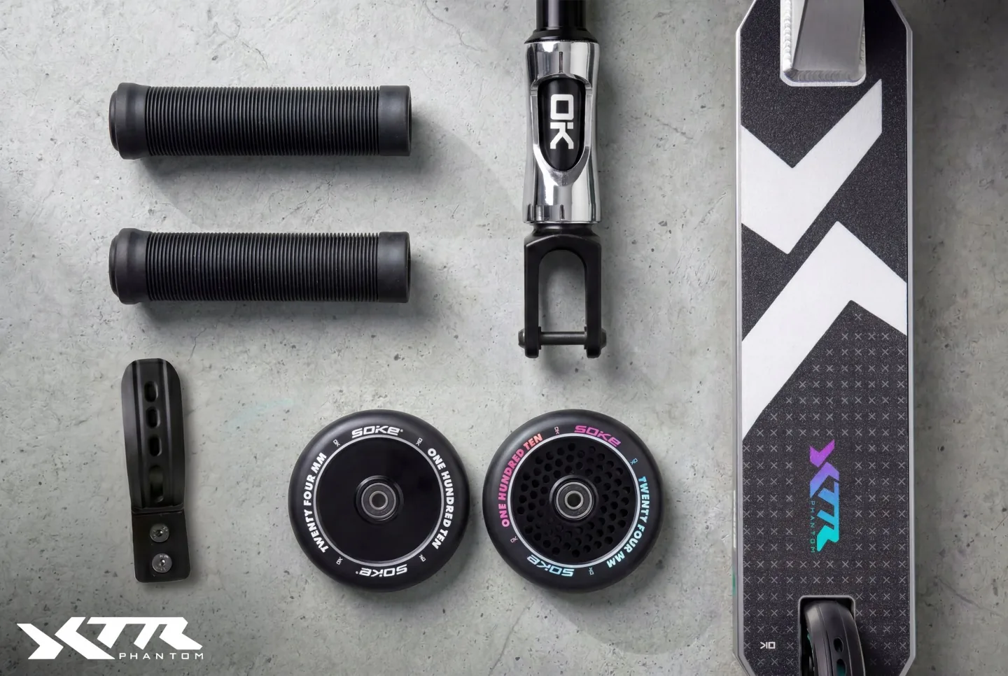 Termékkép 19: SOKE XTR freestyle roller ezüst-fekete