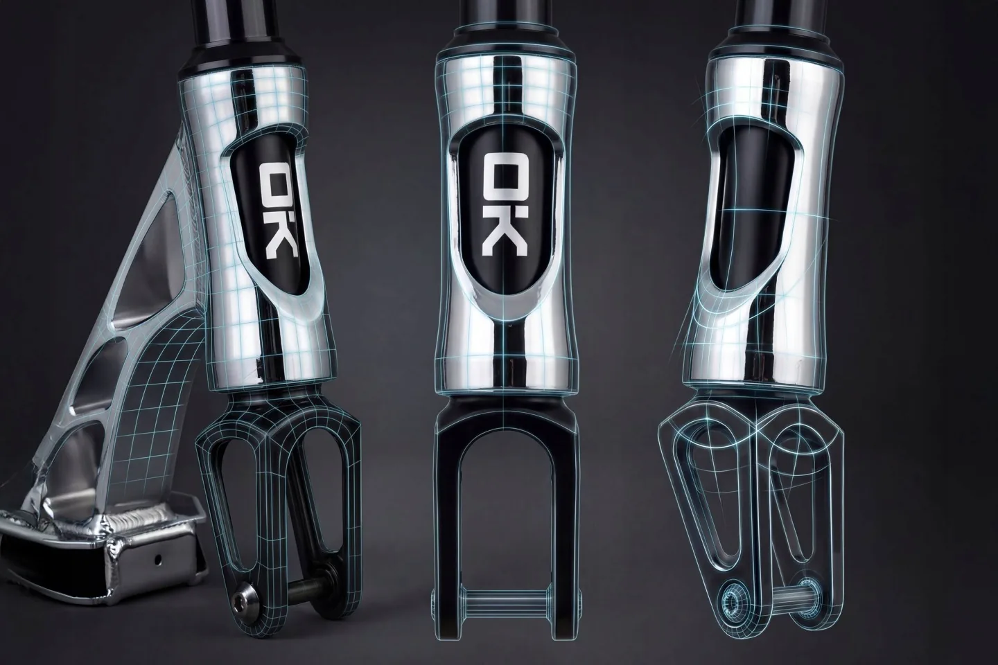 Termékkép 15: SOKE XTR freestyle roller ezüst-fekete