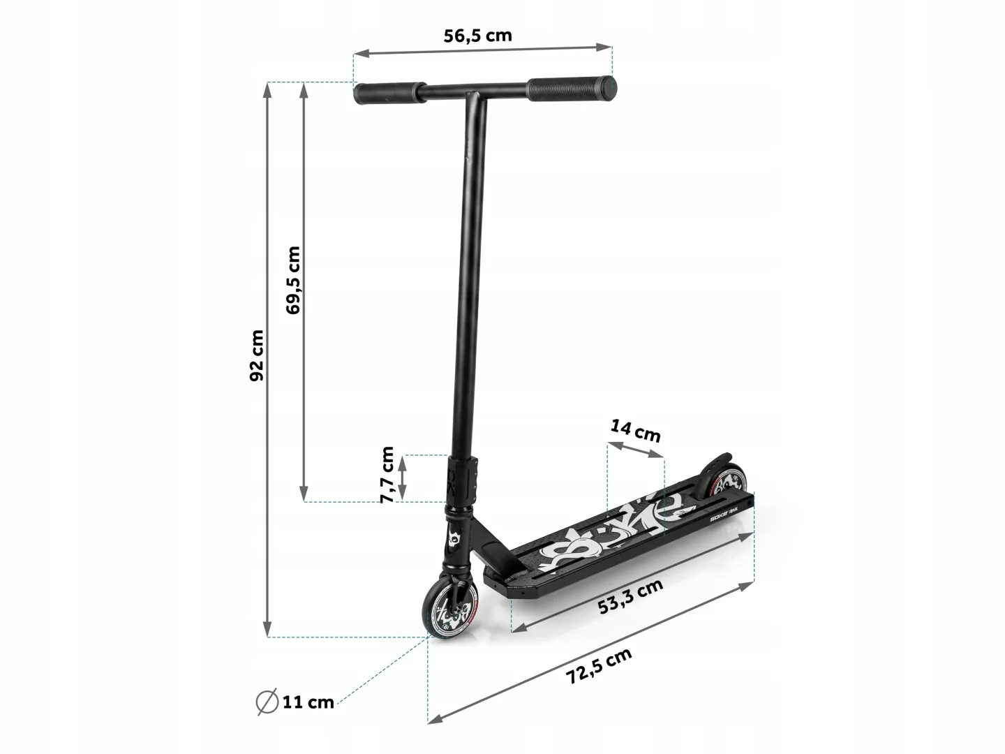 Termékkép 15: SOKE BOX fekete freestyle roller