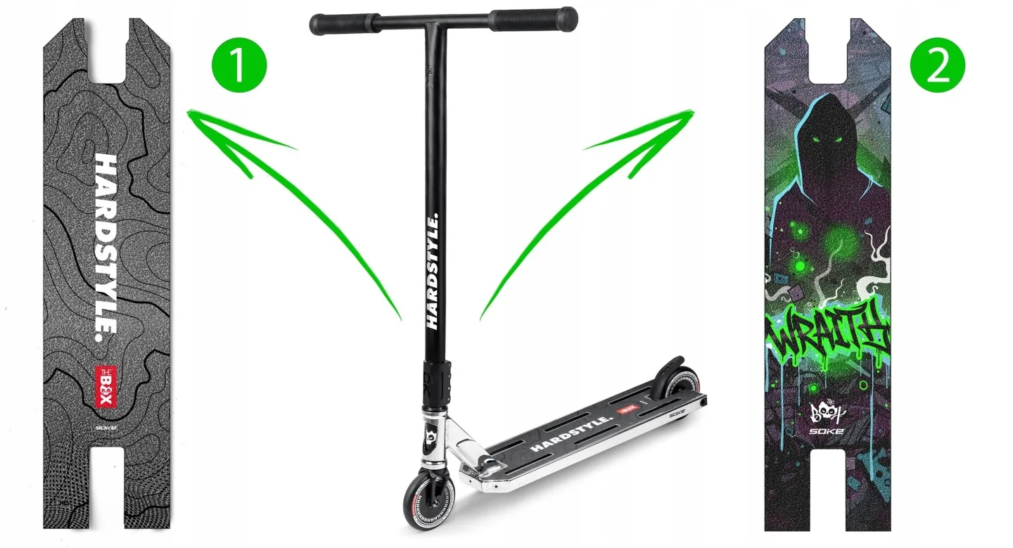 Termékkép 16: SOKE BOX freestyle roller, ezüst-fekete