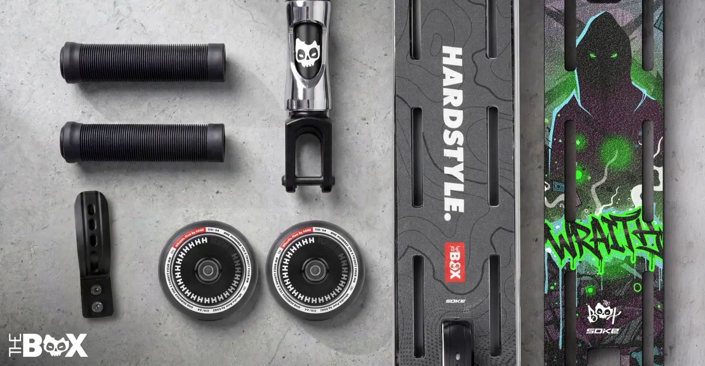 Termékkép 19: SOKE BOX freestyle roller, ezüst-fekete