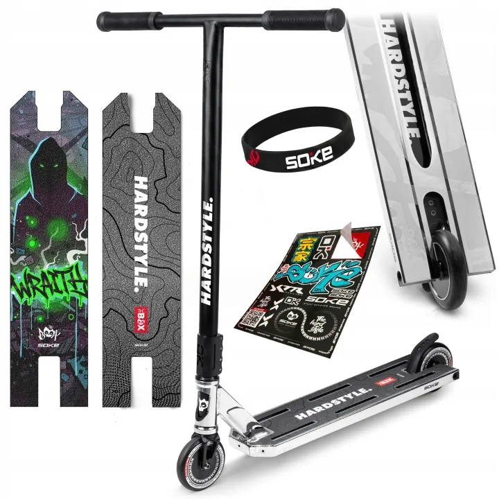 Termékkép 2: SOKE BOX freestyle roller, ezüst-fekete