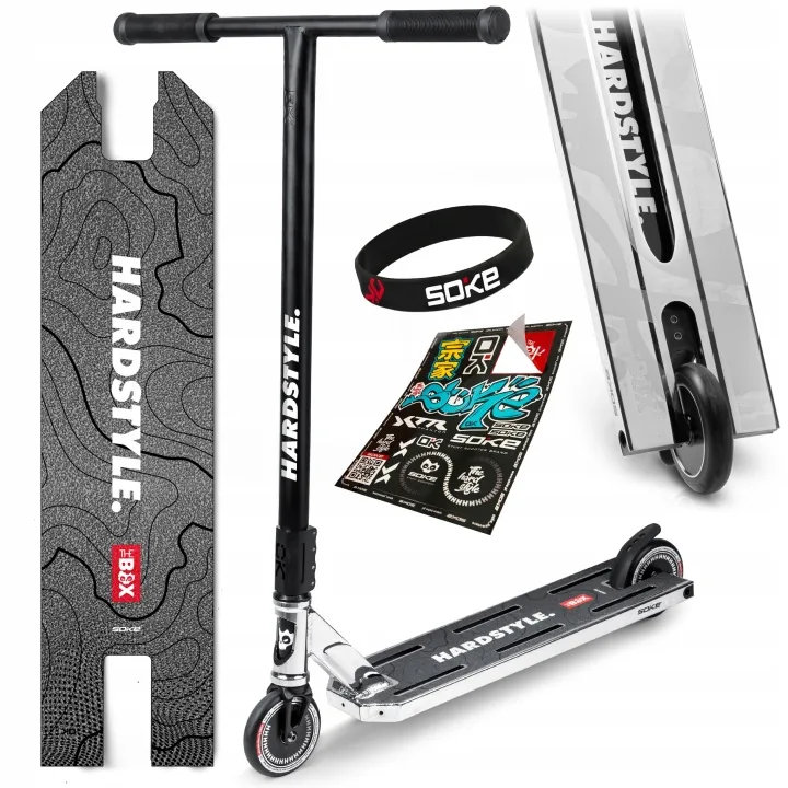 Termékkép 2: SOKE BOX freestyle roller, ezüst-fekete