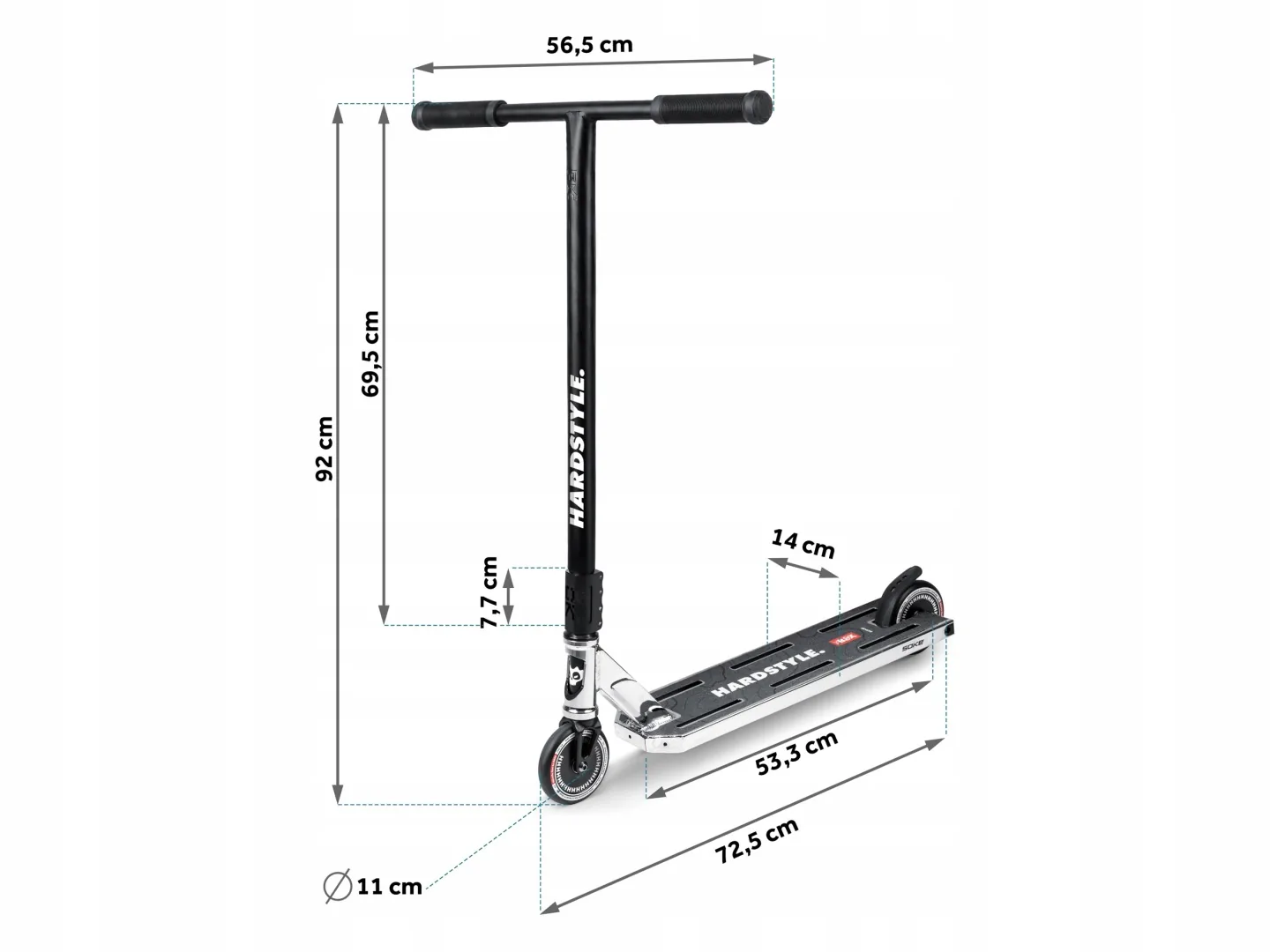Termékkép 21: SOKE BOX freestyle roller, ezüst-fekete