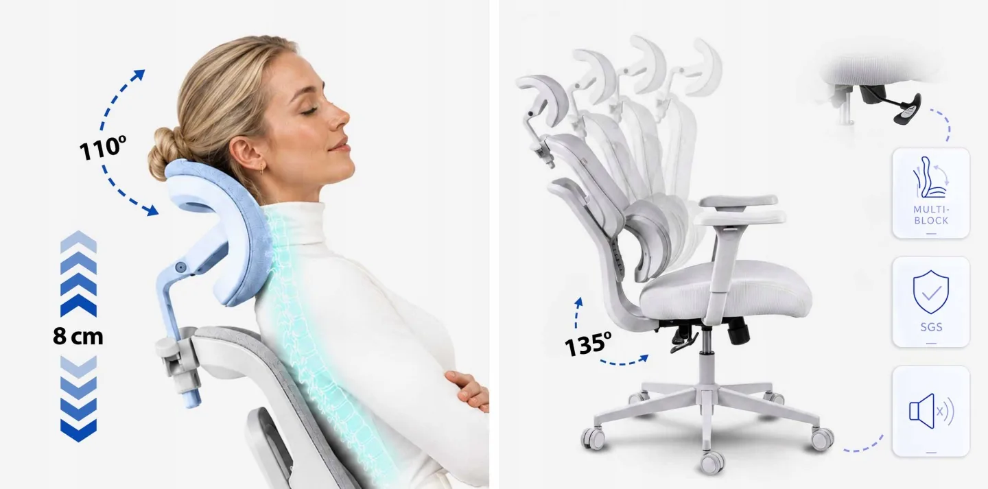Imagine produs 7: Scaun de birou din microplasă Sofotel Talin