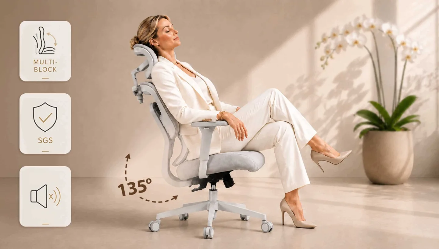 Imagine produs 17: Scaun de birou din microplasă Sofotel Talin