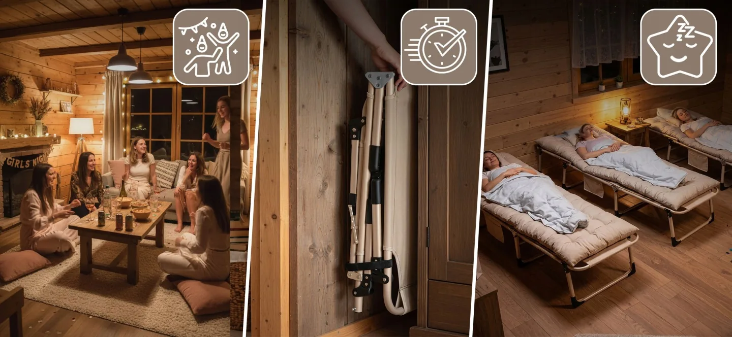 Imagine produs 6: Pat de camping pliabil, șezlong de grădină ChillWell Dream Sofotel