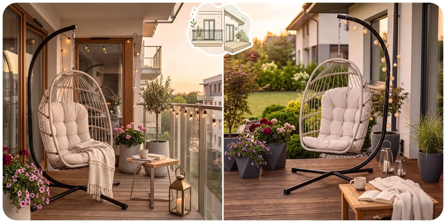 Slika proizvoda 3: Viseća vrtna stolica Maribella Sofotel 290503