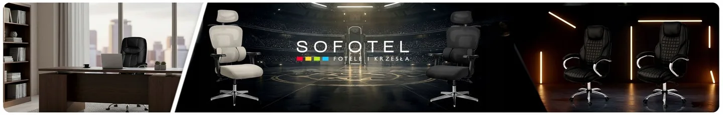 Otočná kancelářská židle Sofotel tmavě hnědá