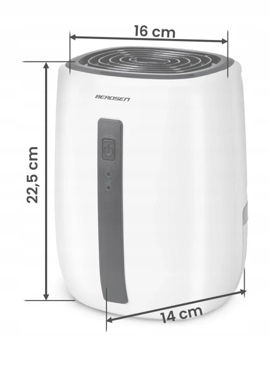 Termékkép 19: Légtisztító páramentesítő – automatikus nedvességelnyelő + autós adapter Berdsen BD-855