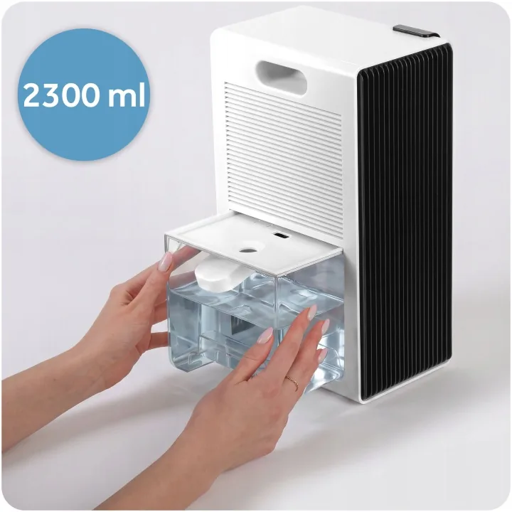 Termékkép 10: Páramentesítő – nedvességelnyelő 800 ml/24 h, higrosztátos Berdsen BD-856, fehér