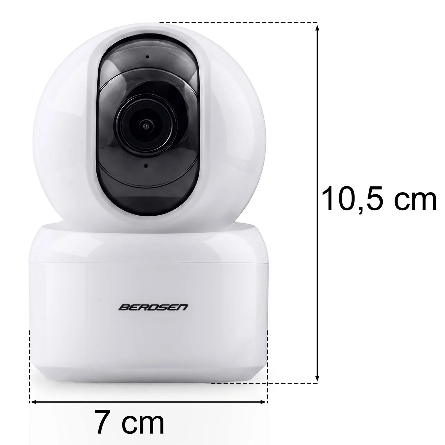 Slika proizvoda 18: Rotirajuća Wi‑Fi IP kamera za unutarnju upotrebu 3 Mpx Berdsen BD-940 J-394000