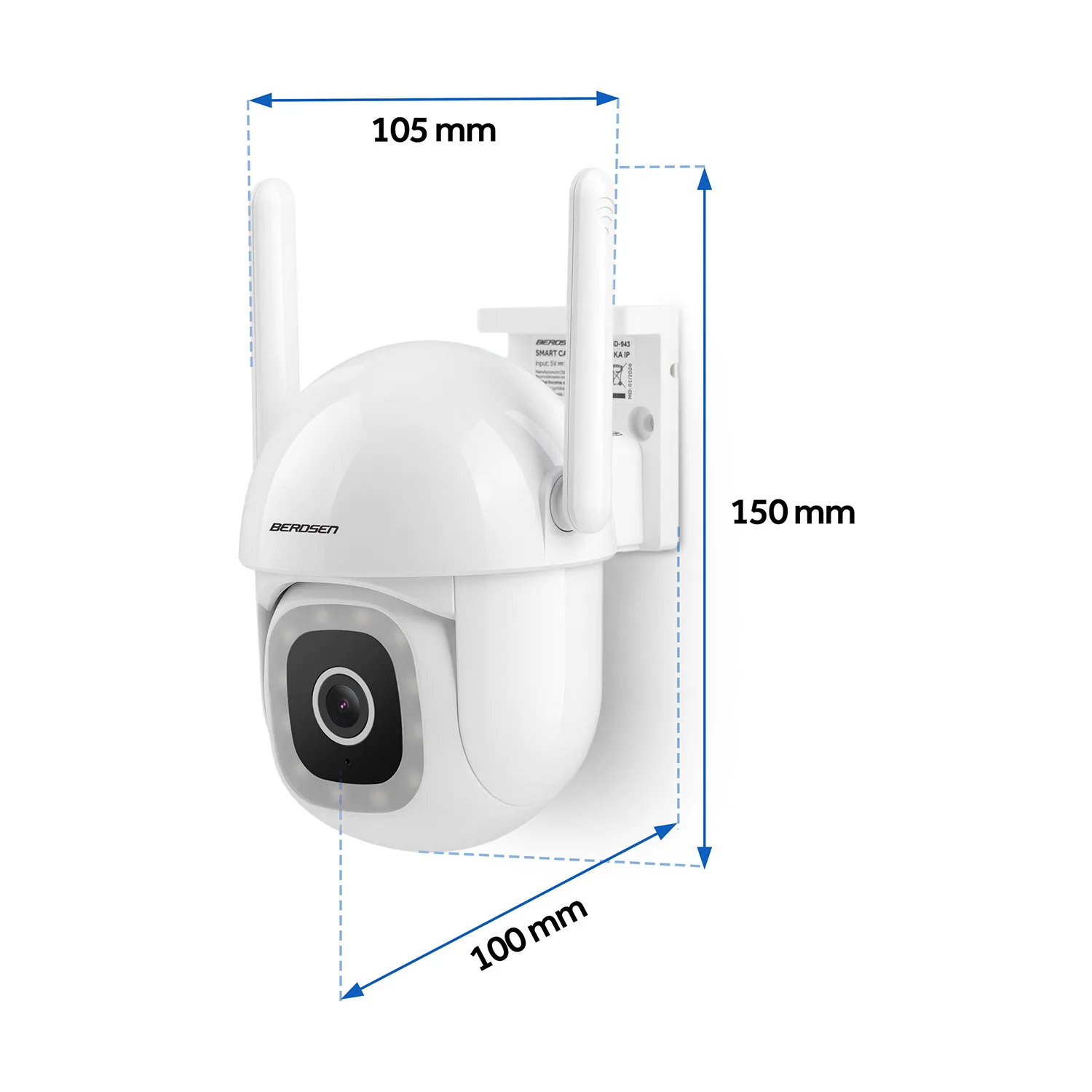 Slika proizvoda 13: Vanjska rotacijska Wi-Fi IP kamera 5 Mpx Berdsen BD-943 J-394300