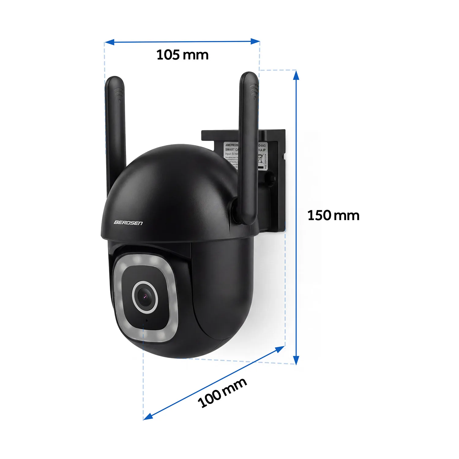 Slika proizvoda 15: Vanjska rotirajuća Wi-Fi IP kamera Berdsen BD-943 5 Mpx J-394301