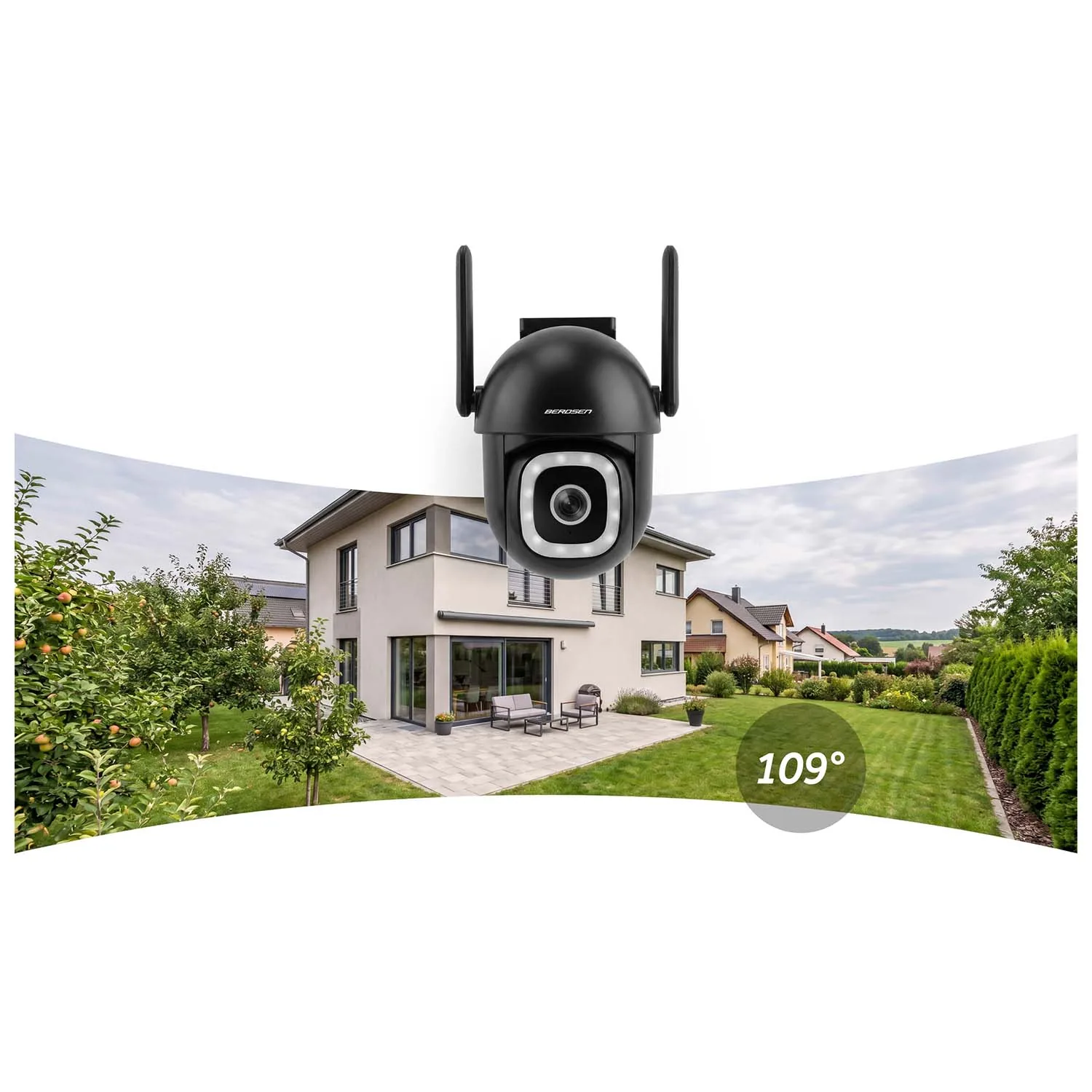 Slika proizvoda 14: Vanjska rotirajuća Wi-Fi IP kamera Berdsen BD-943 5 Mpx J-394301