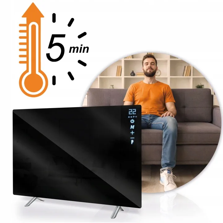 Slika proizvoda 13: Infracrveni panelni grijač 600 W Berdsen BD-984, daljinski upravljač, Wi-Fi, aplikacija