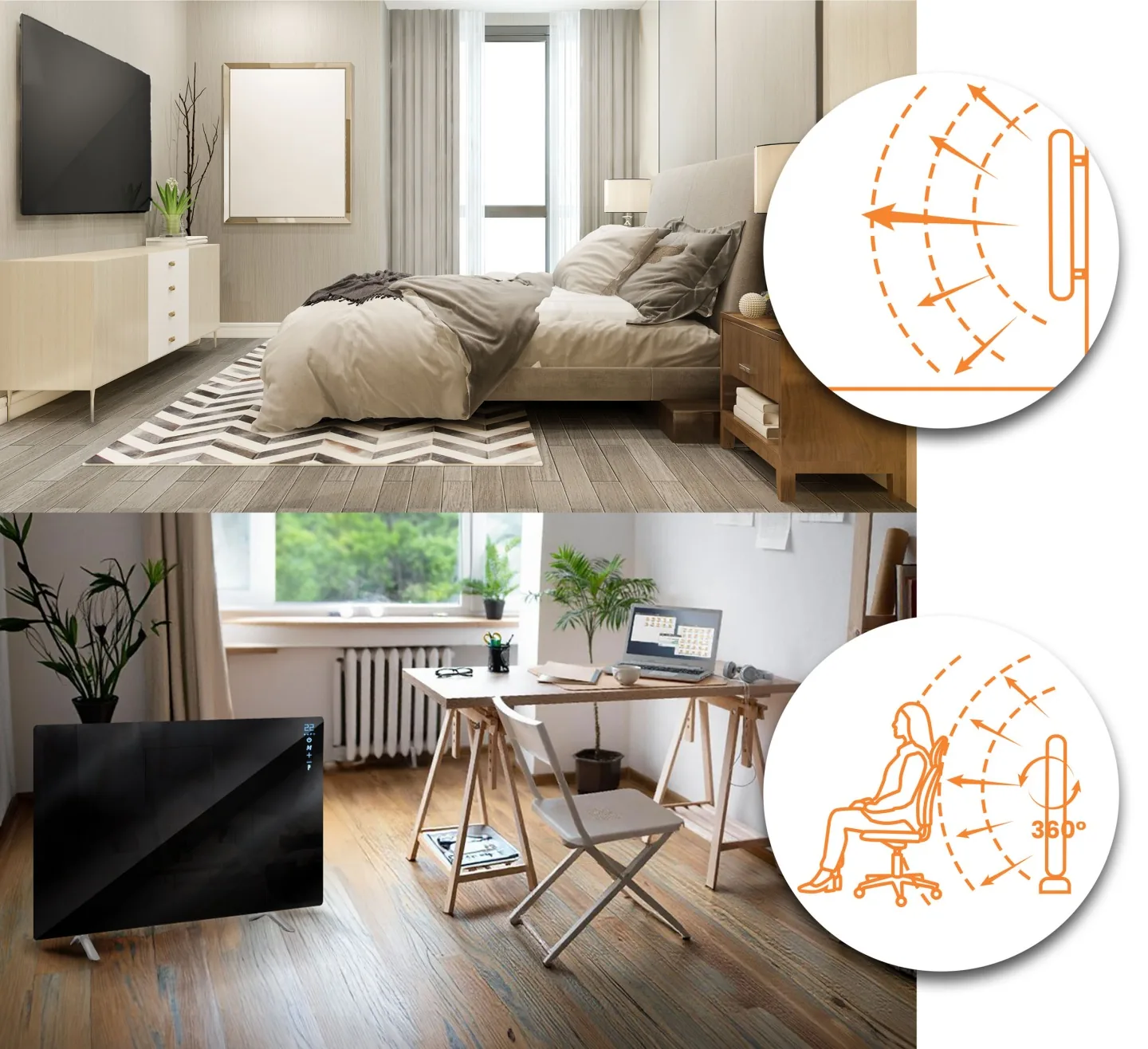 Slika proizvoda 21: Infracrveni panelni grijač 600 W Berdsen BD-984, daljinski upravljač, Wi-Fi, aplikacija
