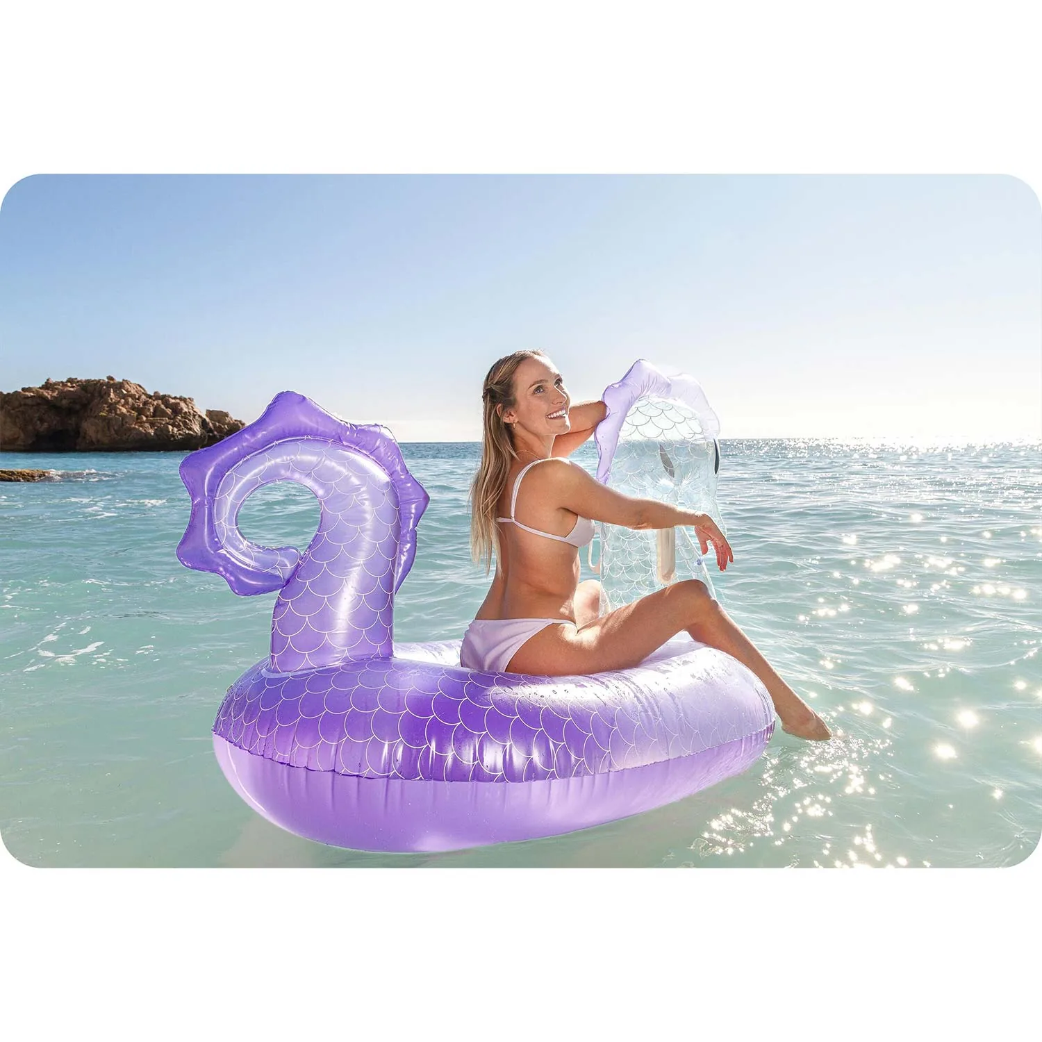 Termékkép 2: Felfújható tengeri csikó úszómatrac XXL 170x120 cm Bestway
