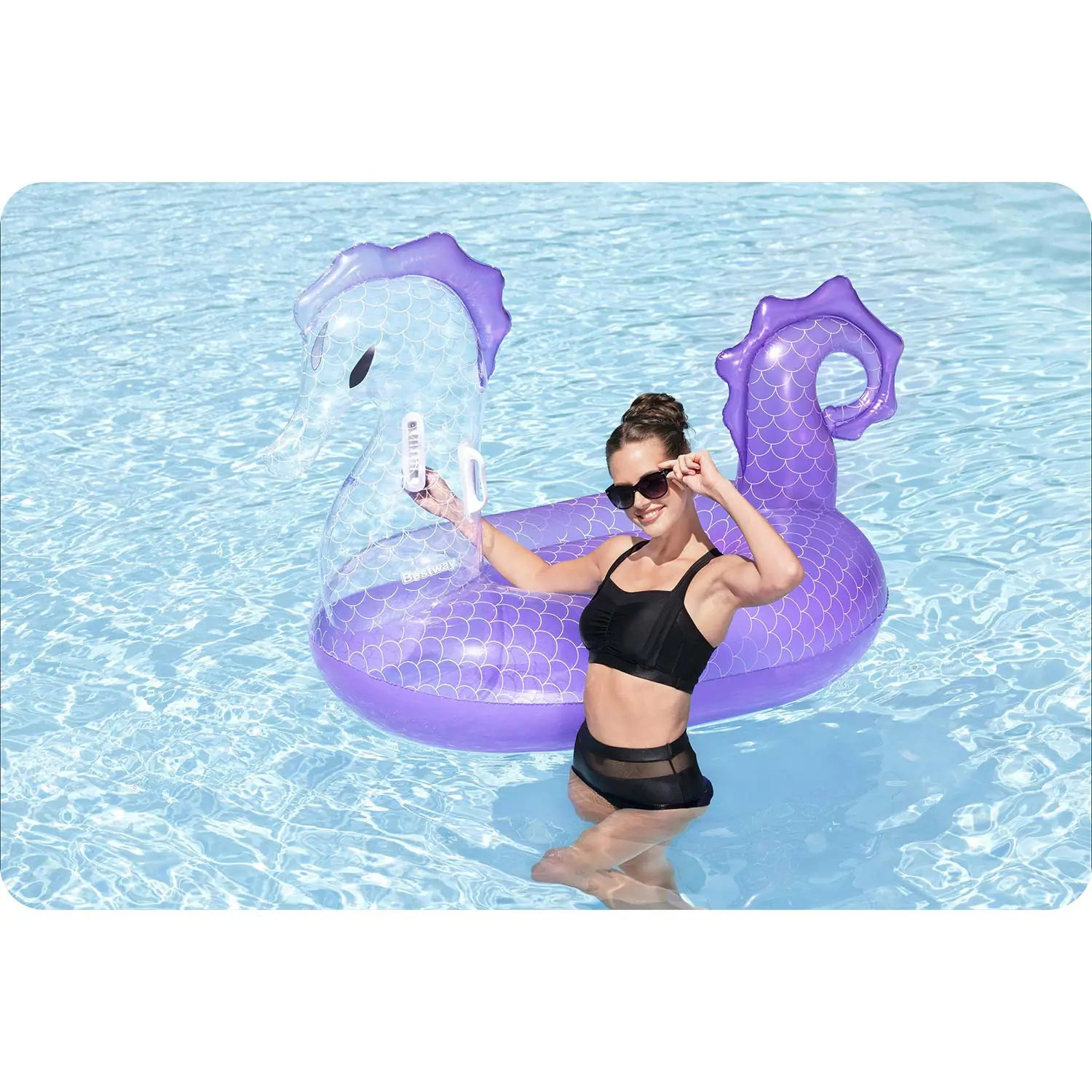 Termékkép 5: Felfújható tengeri csikó úszómatrac XXL 170x120 cm Bestway