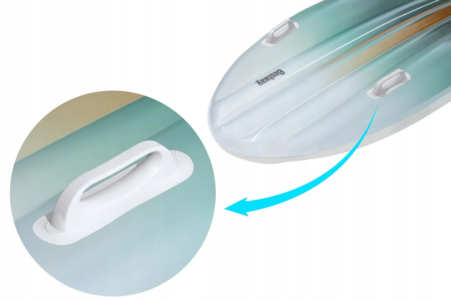 Slika proizvoda 4: Napuhujuća daska za plivanje, plažni madrac 183x71 cm Bestway 42072