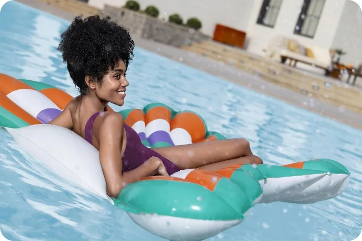 Slika proizvoda 6: Napuhavajući plažni madrac leptir 193 x 176 cm Bestway 43963