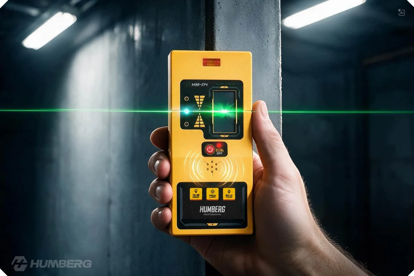 Imagine produs 9: Receptor, căutător și detector al fasciculului laser pentru laserul în cruce Humberg HM-174