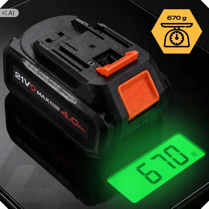 Imagine produs 15: Acumulator 21V 4Ah pentru scule electrice Humberg HM-439